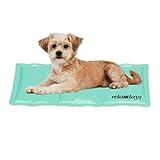 Relaxdays Kühlmatte Hund, 20 x 35 cm, selbstkühlende Hundematte, Gel,...
