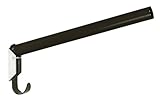 Kerbl 32845 Sattelhalter, klappbar, rund, integrierter Trensenhalter, schwarz, 1...