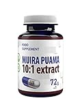 Muira Puama (Potenzholz) 5000mg Äquivalent (500mg von 10:1 Extrakt) 120 Vegane...