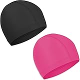 Badekappe 2 Sück Unisex Badehaube Damen Bademütze Schwimmhaube Schwimmkappe...