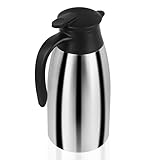 Thermokanne 1.7Liter, Isolierkanne 304 Edelstahl Isolierte, Kaffeekanne Thermo...