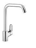 Hansgrohe Ecos L Mischbatterie für die Küche, chromfarben, Silber, Large