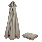 NAFGQIY Sonnenschirm Ersatzbezug 400cm 8 Streben...