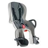 OKBABY 10+ - Fahrradsitz hinten für Kinder bis 22 kg mit Liegefunktion - Grau