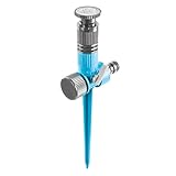 CELLFAST Sektorenregner Gartensprinkler Rasensprenger Für Rasen Blumen Pflanzen...