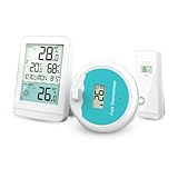 Miraval Funk-Wetterstation 1x Sensor 1x Poolthermometer Hygrometer...