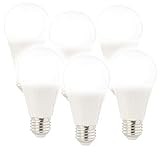 Luminea Tageslicht Glühbirne E27: 6er-Set LED-Lampe E27, Klasse E, 9 W,...