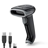 Eyoyo Bluetooth Barcode Scanner Kabellos, Handheld 1D 2D QR Code Scanner, 3 in 1...