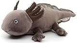 Uni-Toys - Axolotl (braun-grau) - 32 cm (Länge) - Plüsch-Wassertier -...