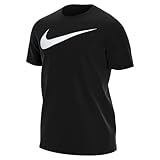 Nike Herren M Nk Df Park20 Tee Hbr T-Shirt, Black/White, L EU