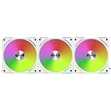 Lian Li Uni Fan AL120 V2 ARGB PWM PC-Gehäuse-Lüfter Weiß (B x H x T) 120 x...