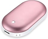 Handwärmer Wiederaufladbar, 5000mAh USB elektrischer Handwärmer mit 3 Heizmodi...