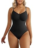 SHAPERX Bodysuit Figurenformend Damen Body Shaper Bauchweg Sculpting Shapewear...