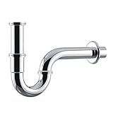 VARIOSAN Universal Röhrensiphon/Siphon für Waschbecken 12951, 1 1/4' x 32 mm,...