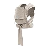 Stokke Limas Babytrage Floral Beige (OCS) - Half Buckle Babytrage für...