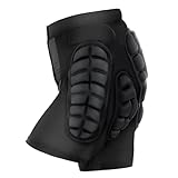 TOMSHOO Protektorhose Herren Damen, 3D-Schutz Gepolsterte Kurze Hose für...