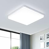 EASY EAGLE LED Deckenleuchte 48W, 4800LM, 6500K Led Lampen Deckenlampe, IP44...