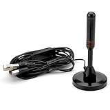 DVB-T2 Antenne - Digitale Zimmerantenne für Fernseher, Antenne mit Verstärker,...