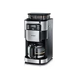SEVERIN Kaffeemaschine mit Mahlwerk, Kaffeeautomat mit Glaskanne und...