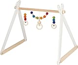 goki 65357 Baby-Fit Spielebogen Regenbogen aus Holz & Wollfilz, Greif- und...