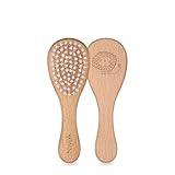 Niyok® Babybürste • Extra weiche Baby Haarbürste aus Buchenholz mit...