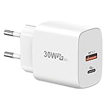 30W USB C Ladegerät,Cshare USB C Netzteil PD 3.0 Schnellladegerät für Google...