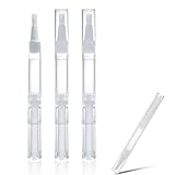 ZXUPOI 3 Pcs Stift Kosmetische Applikator Leerer Nagelöl Pen mit Pinsel Leerer...