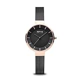 BERING Damen Uhr Solar Movement - Solar Collection mit Edelstahl und Saphirglas...