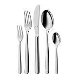 WMF Kult Plus Edelstahl Besteck Set 6 Personen, Essbesteck Set 30 teilig,...