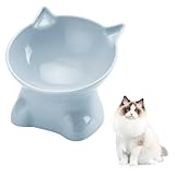 Katzennapf Erhöht Fressnapf Katze mit 15° Neigung Design,Futternapf...