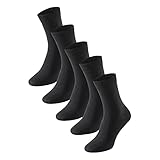 Schiesser Damen 5 PACK Socken Strümpfe Multipack - Stay Fresh, schwarz_173208,...