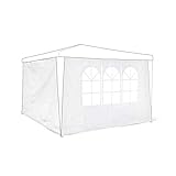 Relaxdays Pavillon-Seitenteile 2-er Set für 3 x 3 m Pavillons Seitenwand mit...