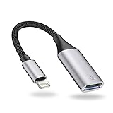 IVSHOWCO Lightning-auf-USB-Adapter [Apple MFi-Zertifiziert], USB-Kamera-Adapter...