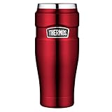 Thermos Stainless King Thermobecher aus Edelstahl rot 0,47l - Coffee to Go...