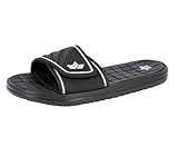 Lico Unisex Barracuda V Badeschuhe, Schwarz Silber, 44 EU