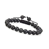 GD GOOD.designs EST. 2015 Herren Armband aus echten Lavasteinen (Shamballa)...