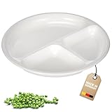 Westmark Mikrowellen-Menüteller, 3 separate Bereiche, ø 25 cm, Kunststoff,...