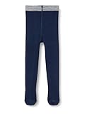 Petit Bateau Baby Mädchen Strumpfhose, Blau Medieval, 15-18