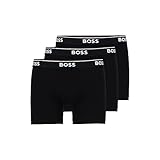 BOSS Herren Power Boxershorts mit Auffälligem Logo, 3er-Pack Retroshorts,...