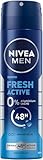NIVEA MEN Fresh Active Deospray, Deodorant mit einzigartiger INFINIFRESH Formel...