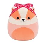 Squishmallows SQVA01183 - Rostam der Dachs 19 cm, offizielles Jazwares Plüsch,...