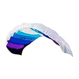 Wolkenstürmer® Paraflex Basic Lenkmatte 1.2 (blau) – Kite mit 2x25m...