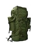 AR TACTICAL BW Kampfrucksack 65 Liter Outdoor Trekking Wandern Rucksack (Oliv)