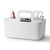 SYLANDO Korb Organizer mit Griff, 24x15x11 cm, Kunststoffkorb, Reinigungskorb,...