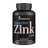 BIOMENTA Zink 50 – 365 Tabletten hochdosiert mit 50 mg reinem...