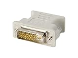 adaptare 20109 Analoger Monitoradapter DVI-D-Stecker VGA-Kupplung (24+1-polig...