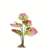 5 Stück 61 cm künstliche Anthurium-Lilienblumen, permanent für...