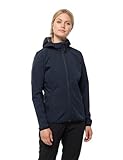 Jack Wolfskin Damen Bornberg Hoody W Softshelljacke, Night Blue, L EU