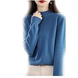 BAWUTZ Kaschmirpullover für Damen,100% Casual Solid Pullover, Sweater Basic...