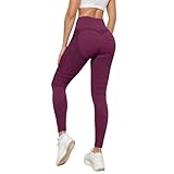Anti Cellulite Leggings Damen Scrunch Leggings Push Up Lange Blickdicht...